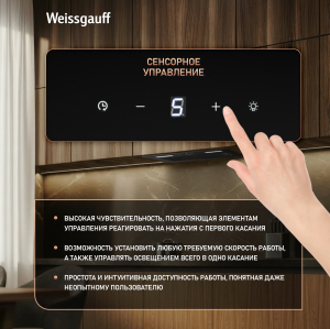    Weissgauff BOX 850 Touch Black Glass