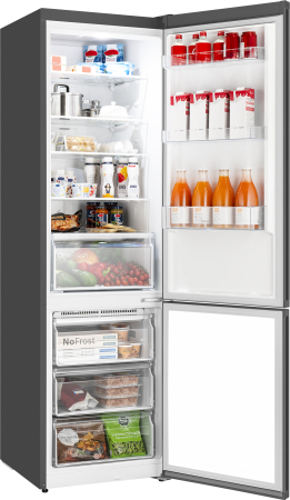 ��������������� ����������� � ���������� Weissgauff WRK 2010 D Inverter NoFrost Dark Grey