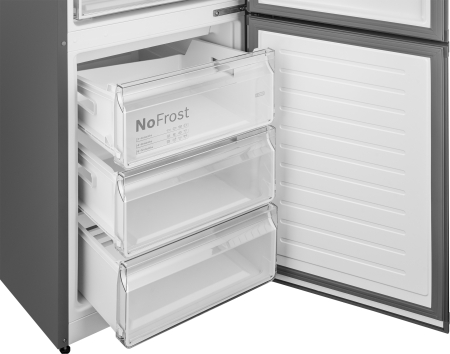 ��������������� ����������� � ���������� Weissgauff WRK 2010 D Inverter NoFrost Dark Grey