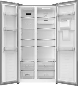 ��������������� ����������� � ���������� � ������� ���� Weissgauff WSBS 590 Inverter NoFrost Water Dispenser Grey