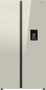 ��������������� ����������� � ���������� � ������� ���� Weissgauff WSBS 590 Inverter NoFrost Water Dispenser Beige Glass