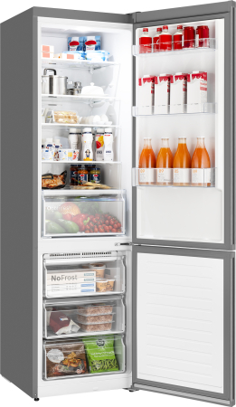 ��������������� ����������� � ���������� Weissgauff WRK 2010 D Inverter NoFrost Inox Soft Close