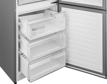 ��������������� ����������� � ���������� Weissgauff WRK 2010 D Inverter NoFrost Inox Soft Close