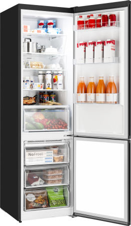 ��������������� ����������� � ���������� Weissgauff WRK 2010 D Inverter NoFrost Black Soft Close