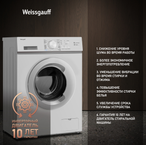 ���������� ������ � ���������� � ����� Weissgauff WM 4506 Inverter Steam