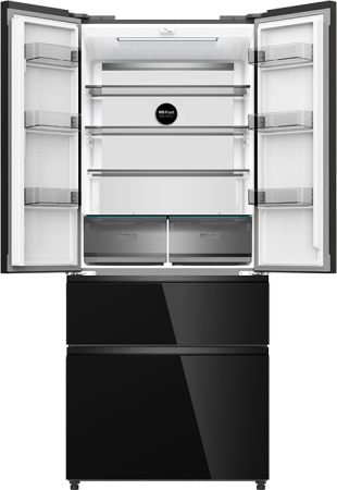 ��������������� ����������� Weissgauff WFD 450 Built-in Inverter NoFrost Black Glass