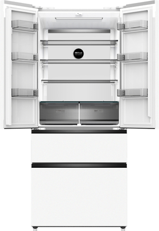��������������� ����������� Weissgauff WFD 450 Built-in Inverter NoFrost White Glass