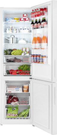 ��������������� ����������� � ���������� Weissgauff WRK 2000 Full NoFrost Inverter White Glass