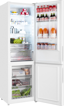 ��������������� ����������� � ���������� Weissgauff WRK 2000 Full NoFrost Inverter White Glass