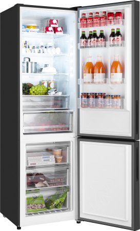 ��������������� ����������� � ���������� Weissgauff WRK 2000 Full NoFrost Inverter Black Glass