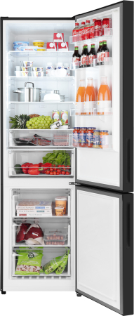 ��������������� ����������� � ���������� Weissgauff WRK 2000 Full NoFrost Inverter Black Glass