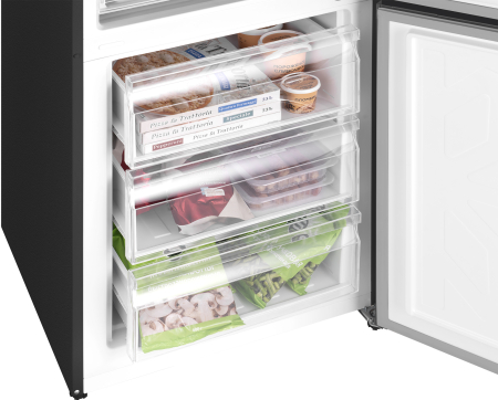 ��������������� ����������� � ���������� Weissgauff WRK 2000 Full NoFrost Inverter Black Glass