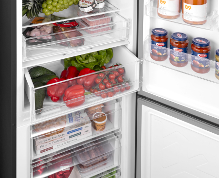 ��������������� ����������� � ���������� Weissgauff WRK 2000 Full NoFrost Inverter Black Glass