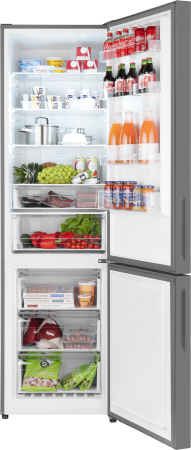 ��������������� ����������� � ���������� Weissgauff WRK 2000 Full NoFrost Inverter Grey Glass