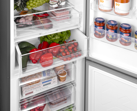 ��������������� ����������� � ���������� Weissgauff WRK 2000 Full NoFrost Inverter Grey Glass