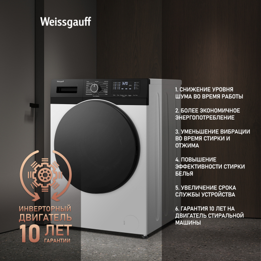 C��������� ������ � ���������� � ����� Weissgauff WM 61212 DC Inverter Steam