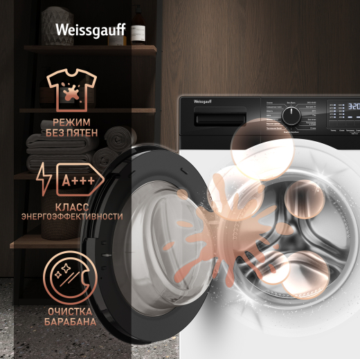 C��������� ������ � ���������� � ����� Weissgauff WM 61212 DC Inverter Steam