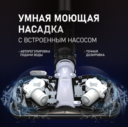 ������������ ������������ ������� ����� � ������� ������ (2 � 1) � ����������� Weissgauff V20 BLDC Wash&Dry