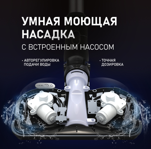 ������������ ������������ ������� ����� � ������� ������ (2 � 1) � ����������� Weissgauff V20 BLDC Wash&Dry