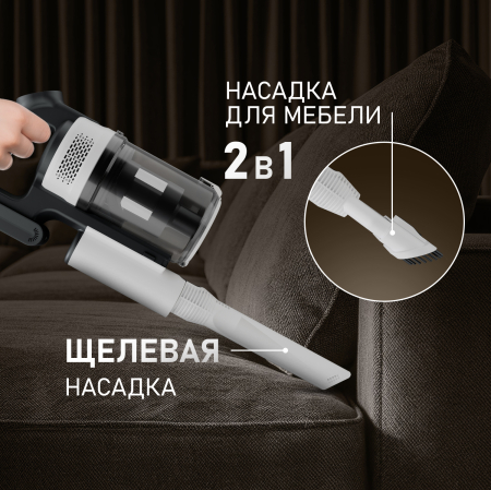 ������������ ������������ ������� ����� � ������� ������ (2 � 1) � ����������� Weissgauff V20 BLDC Wash&Dry