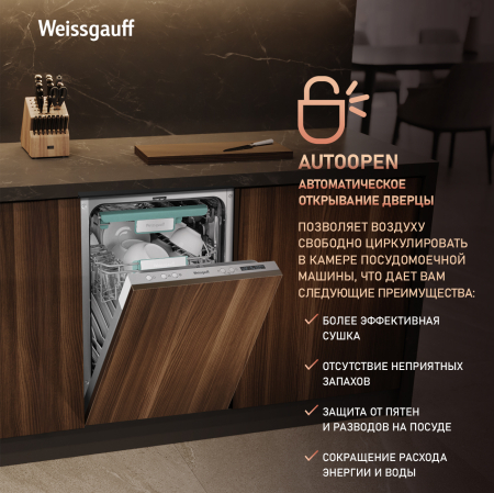 ������������ ������������� ������ � ����� �� ���� � ����-����������� Weissgauff BDW 4533 D (����������� 2025 ����)