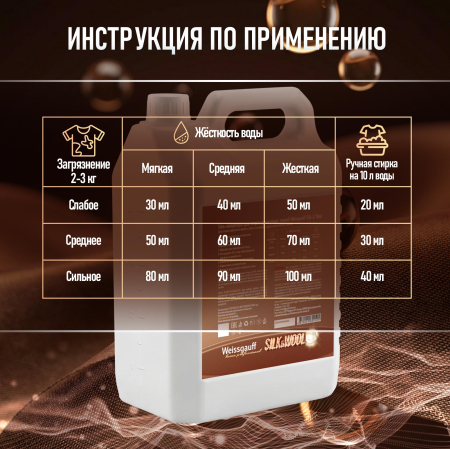 ���� ��� ������ Weissgauff Silk & Wool, ����������, 5 �