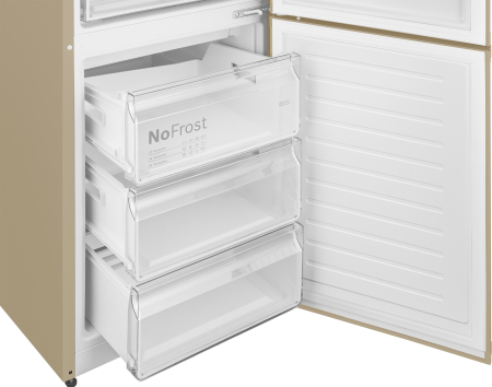 ��������������� ����������� � ���������� Weissgauff WRK 2010 D Inverter NoFrost Beige Soft Close