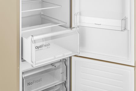 ��������������� ����������� � ���������� Weissgauff WRK 2010 D Inverter NoFrost Beige Soft Close