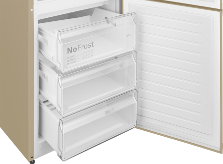 ��������������� ����������� � ���������� Weissgauff WRK 2010 D Inverter NoFrost Beige
