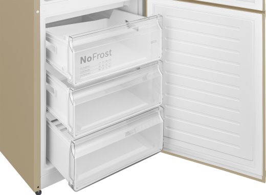 ��������������� ����������� � ���������� Weissgauff WRK 2010 D Inverter NoFrost Beige