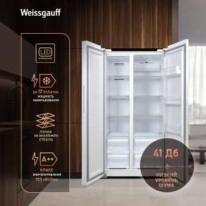 ��������������� ����������� � ���������� Weissgauff WSBS 600 W NoFrost Inverter