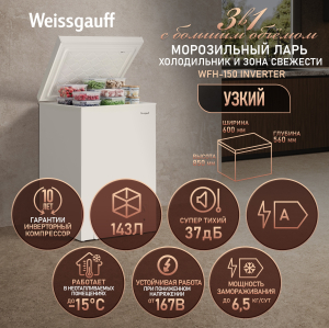 ����������� ���� � ���������� � �������� ������������ Weissgauff WFH-150 Inverter
