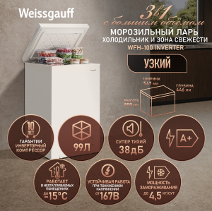 ����������� ���� � ���������� � �������� ������������ Weissgauff WFH-100 Inverter
