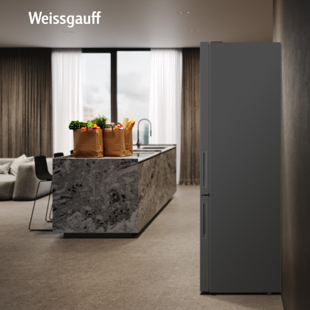 ��������������� ����������� � ���������� Weissgauff WRK 2000 Full NoFrost Inverter Grey Glass