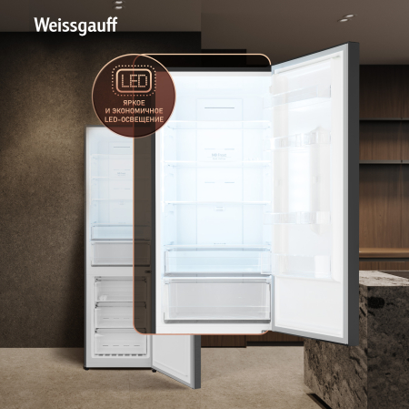 ��������������� ����������� � ���������� Weissgauff WRK 2000 Full NoFrost Inverter Black