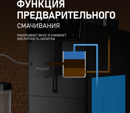 ���������� Weissgauff WCM-336 DB Touch Cappuccino