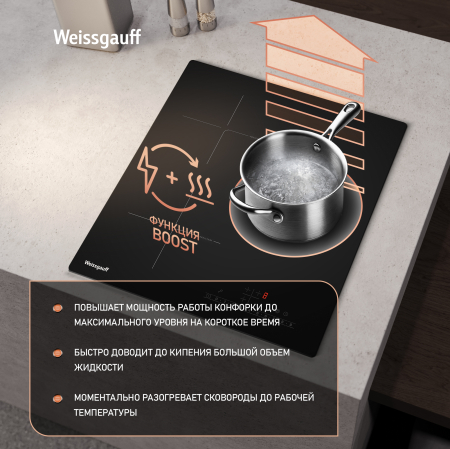 ������������ �������� ������ � ���������� � ��������� Weissgauff HI 430 BSC