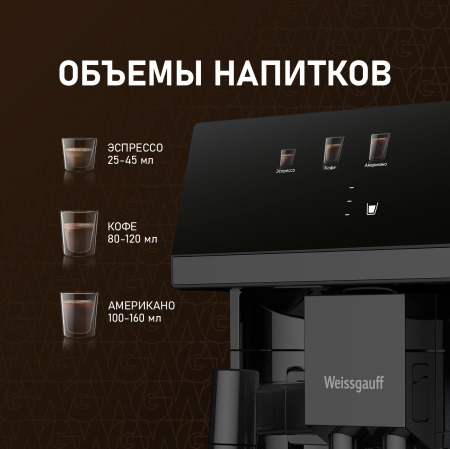 ���������� Weissgauff WCM-360 Automatic ColorTouch Nero