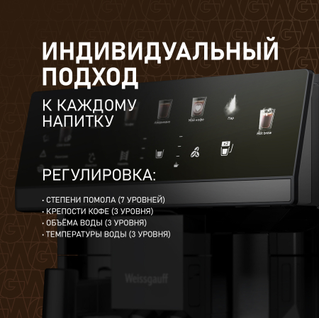 ���������� Weissgauff WCM-360 Automatic ColorTouch Nero