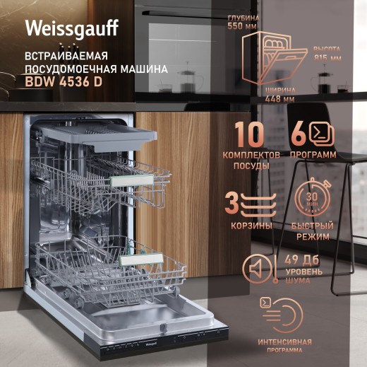 ������������ ������������� ������ Weissgauff BDW 4536 D