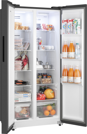 ��������������� ����������� � ���������� Weissgauff WSBS 410 Inverter NoFrost Dark Grey