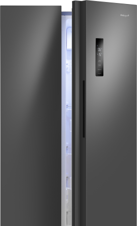 ��������������� ����������� � ���������� Weissgauff WSBS 410 Inverter NoFrost Dark Grey
