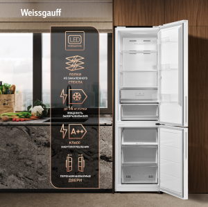 ��������������� ����������� � ���������� Weissgauff WRK 2010 DW Inverter Total NoFrost