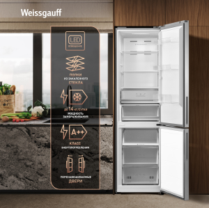 ��������������� ����������� � ���������� Weissgauff WRK 2010 DX Inverter Total NoFrost