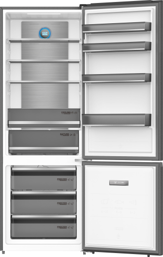 ��������������� ����������� � ���������� Weissgauff WRK 2070 D Premium Inverter Total Nofrost Grey