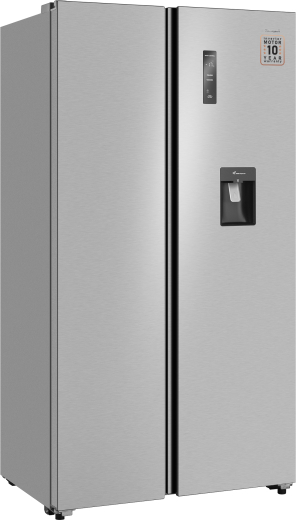 ��������������� ����������� � ���������� � ������� ���� Weissgauff WSBS 590 Inverter NoFrost Water Dispenser Inox
