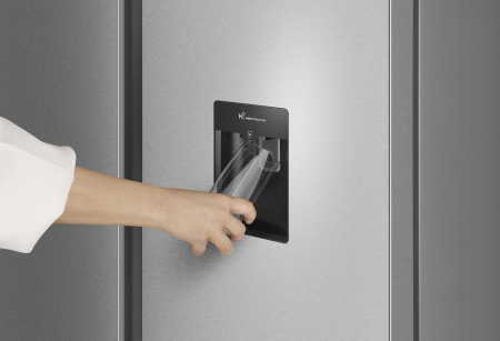 ��������������� ����������� � ���������� � ������� ���� Weissgauff WSBS 590 Inverter NoFrost Water Dispenser Inox
