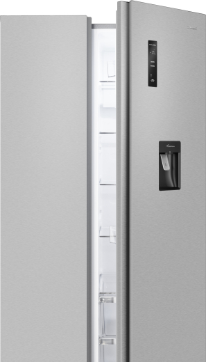 ��������������� ����������� � ���������� � ������� ���� Weissgauff WSBS 590 Inverter NoFrost Water Dispenser Inox