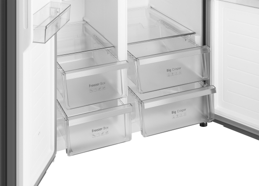 ��������������� ����������� � ���������� � ������� ���� Weissgauff WSBS 590 Inverter NoFrost Water Dispenser Grey