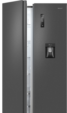 ��������������� ����������� � ���������� � ������� ���� Weissgauff WSBS 590 Inverter NoFrost Water Dispenser Dark Inox